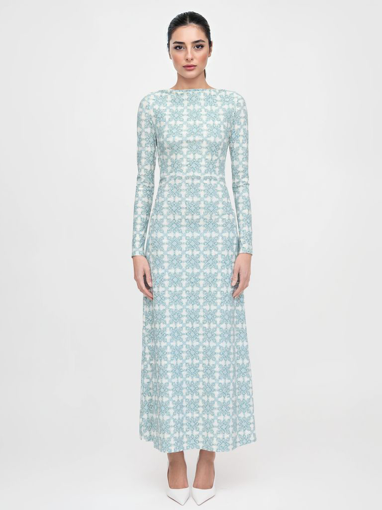 Printed Maxi Dress