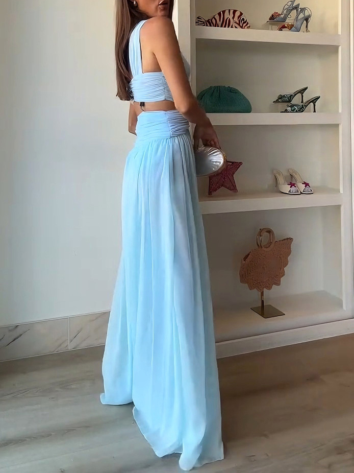 Halter Elegant Maxi Dress