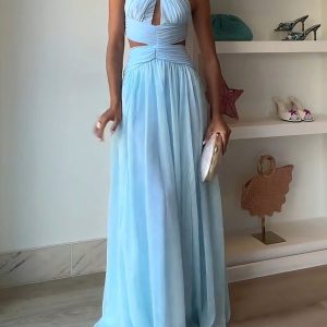 Halter Elegant Maxi Dress