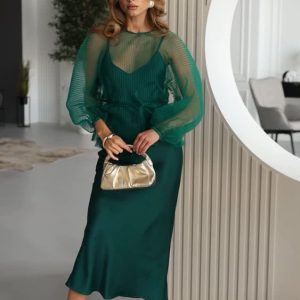 Sheer Two-Piece Set